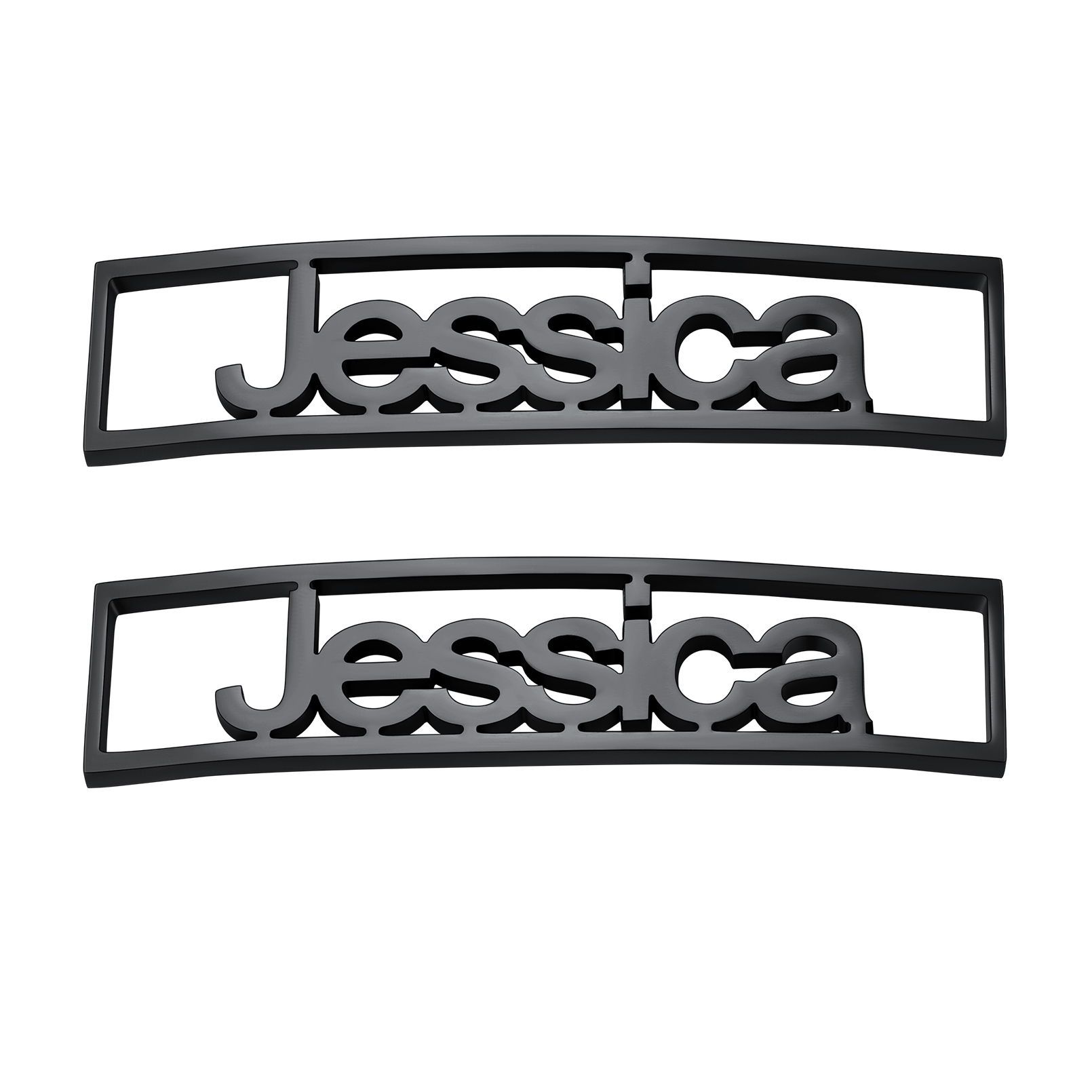 Personalized Nameplate Shoelace Buckle 2Pcs