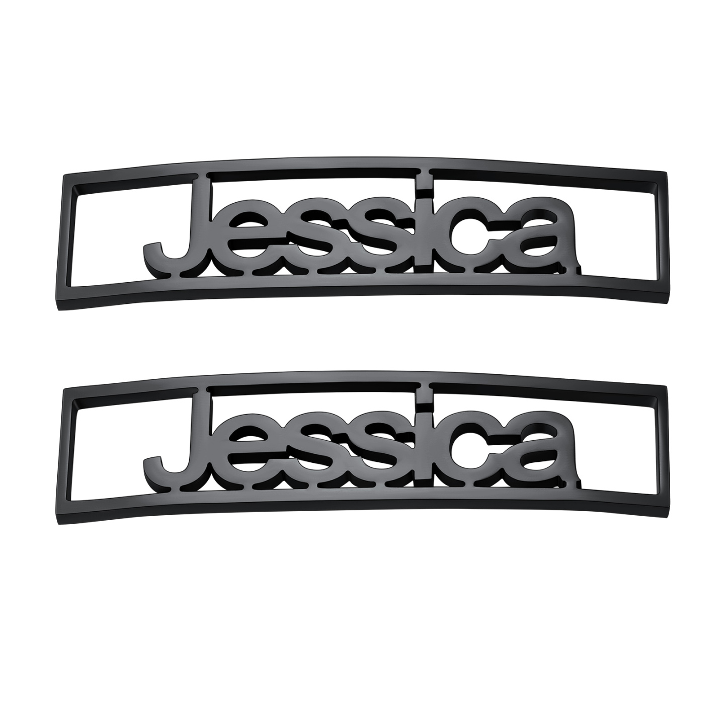Personalized Nameplate Shoelace Buckle 2Pcs