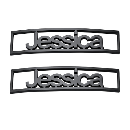 Personalized Nameplate Shoelace Buckle 2Pcs