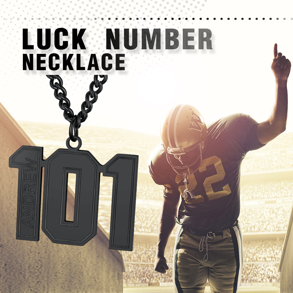 Personalized Number Necklace 