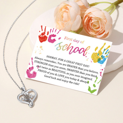 Personalized Photo Projection Butterfly Pendant Necklace gift