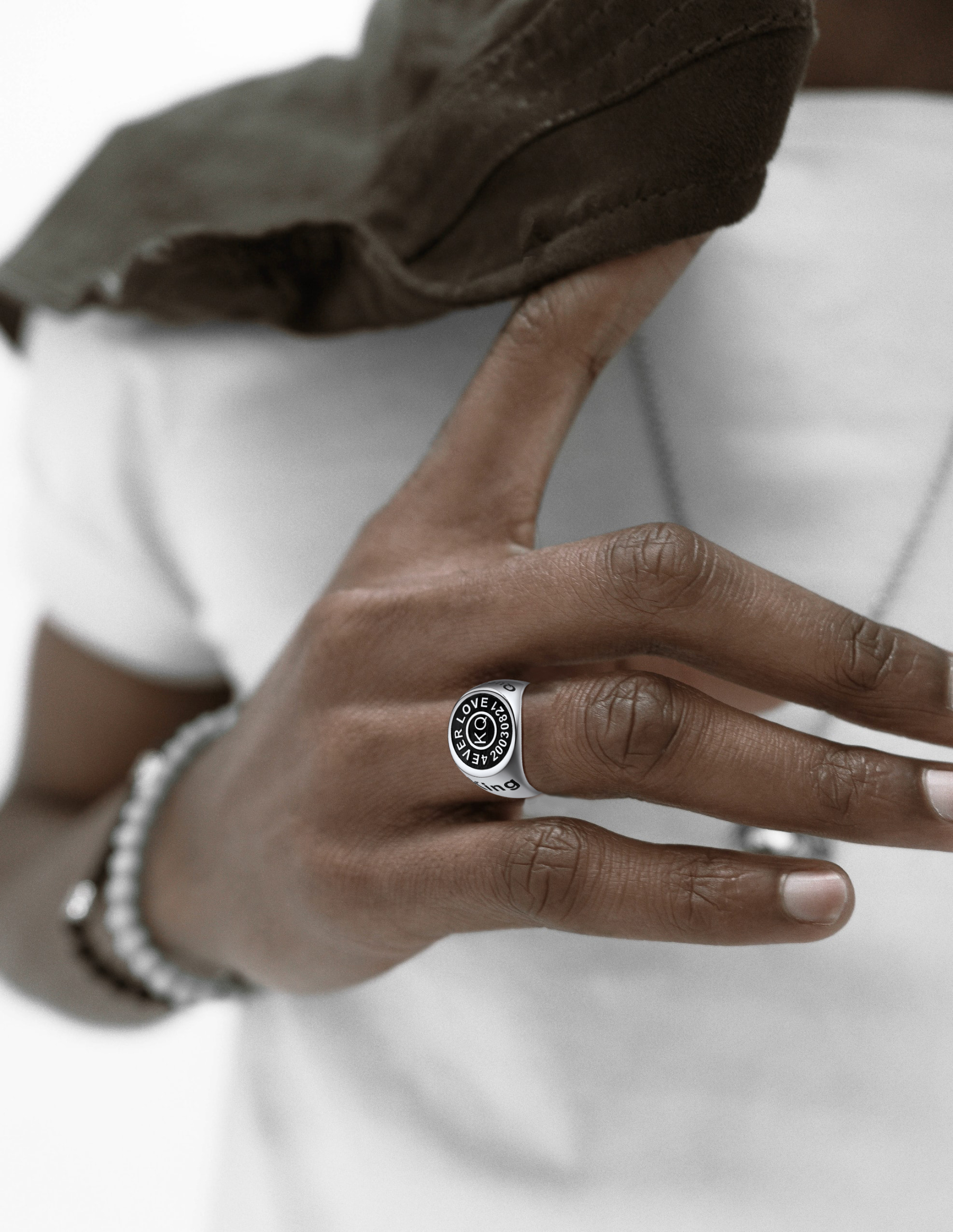 custom Engraved Signet Rings model