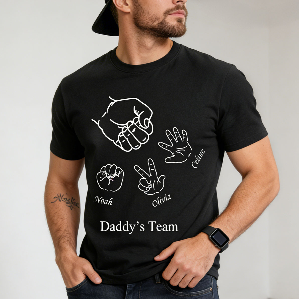 Custom Rock Paper Scissors Shirt for Dad