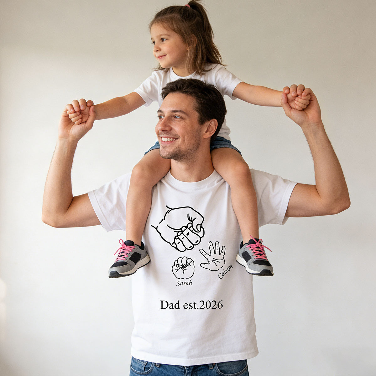 Custom Rock Paper Scissors Shirt for Dad