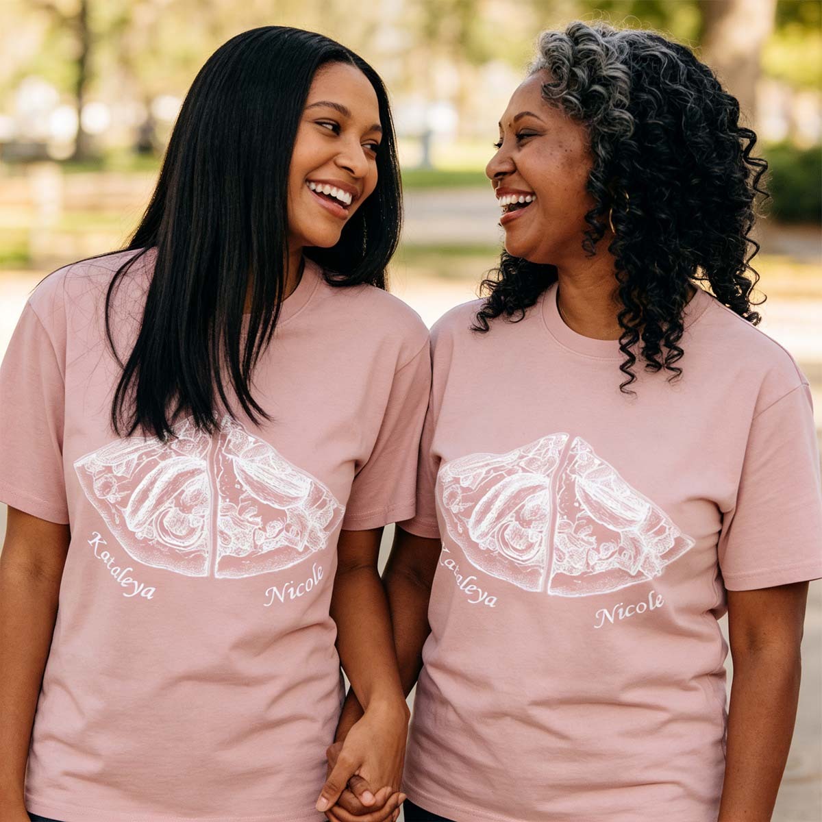 Personalized Pizza Family Name T-Shirt - Custom Kids & Family Gift