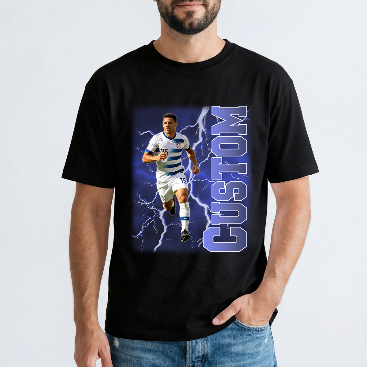 Personalized 2026 World Cup Fan Photo T-Shirt
