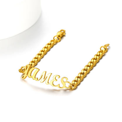 Custom Name Cuban Chain Bracelet occasion