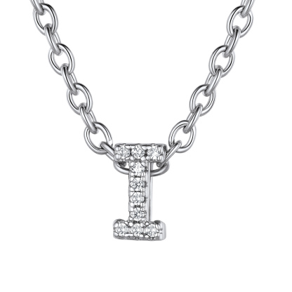 Flash Sale Cubic Zirconia Initial Necklace
