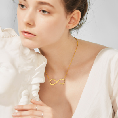 Personalized Infinity Name Necklace For Women model