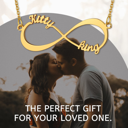Personalized Infinity Name Necklace For Women gift