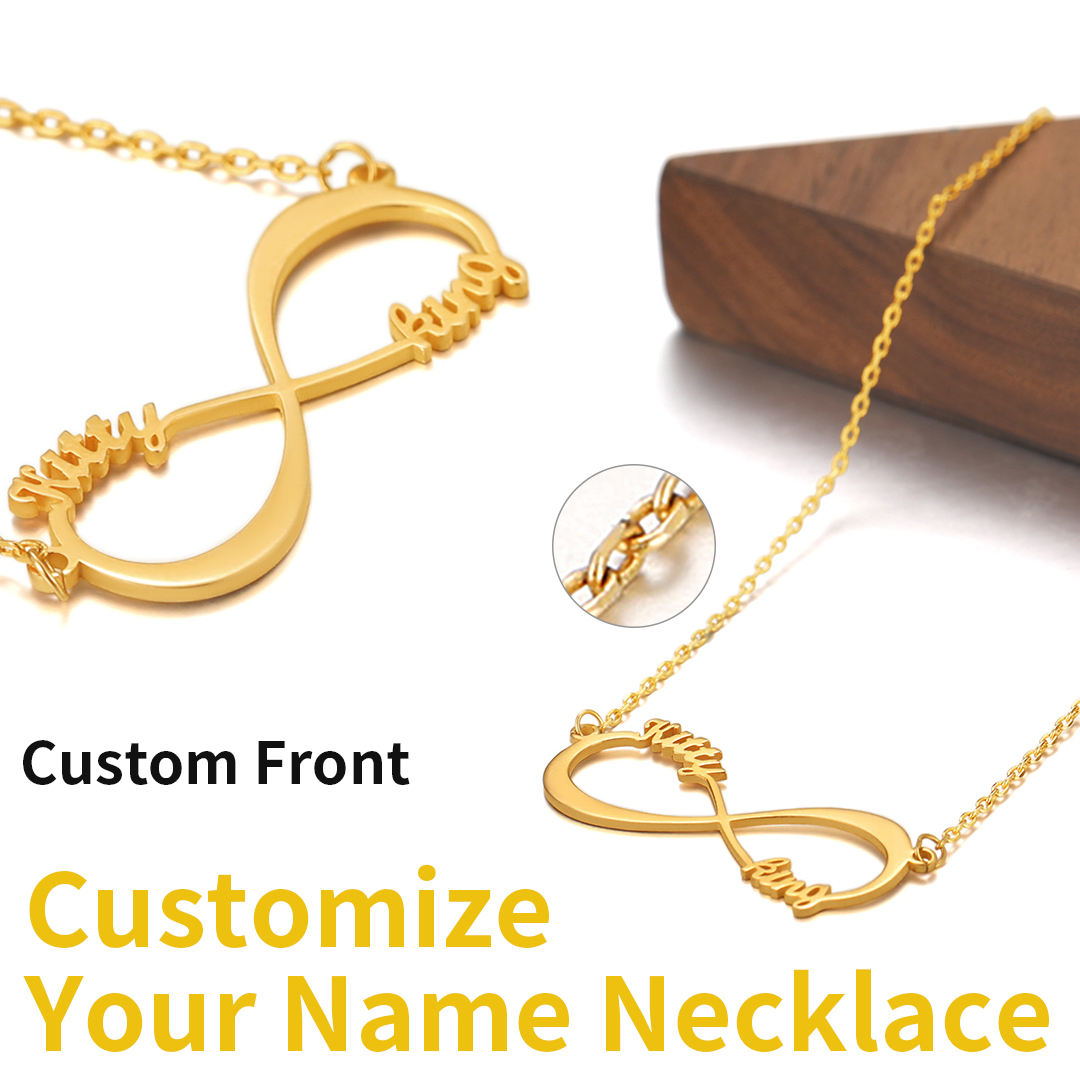 Personalized Infinity Name Necklace For Women custom