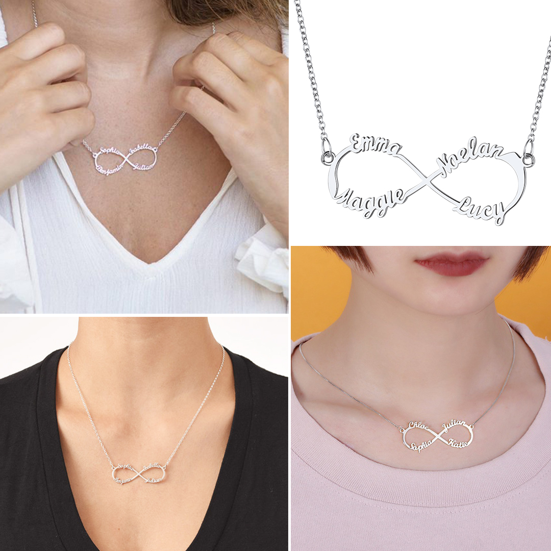 Custom Name Infinity Pendant Necklace for Women  collection