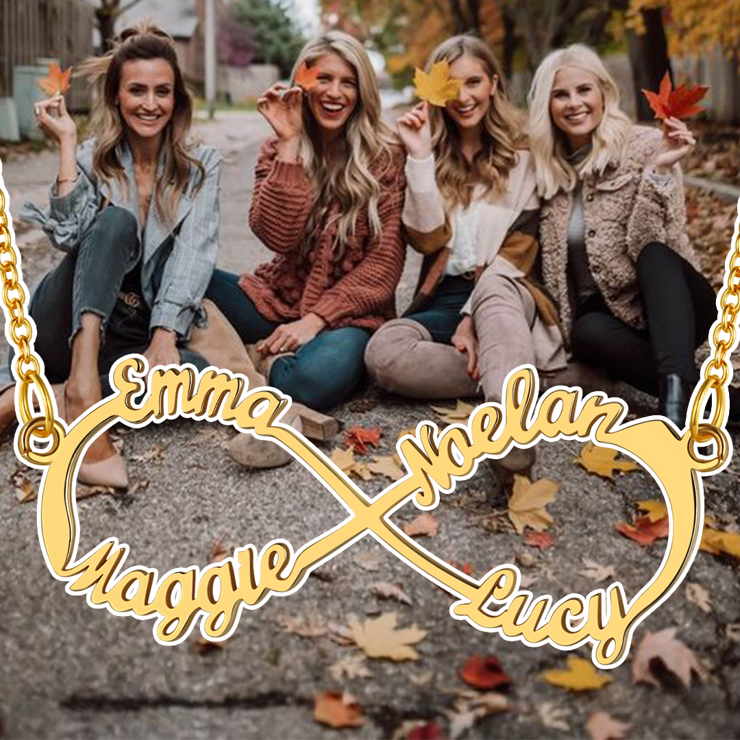 Custom Name Infinity Pendant Necklace for Women  scene