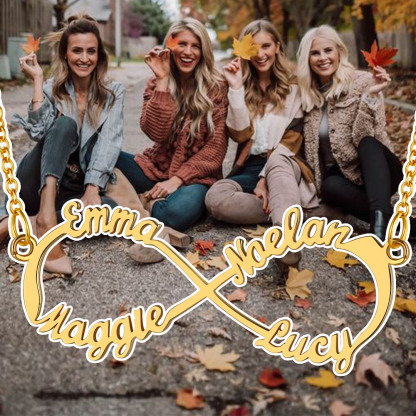 Custom Name Infinity Pendant Necklace for Women  scene