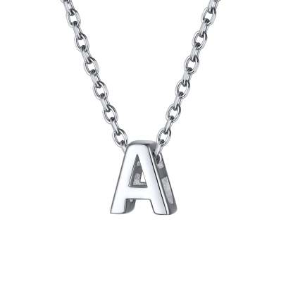 925 Sterling Silver A-Z Initial Necklace For Women