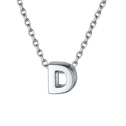 925 Sterling Silver A-Z Initial Necklace For Women