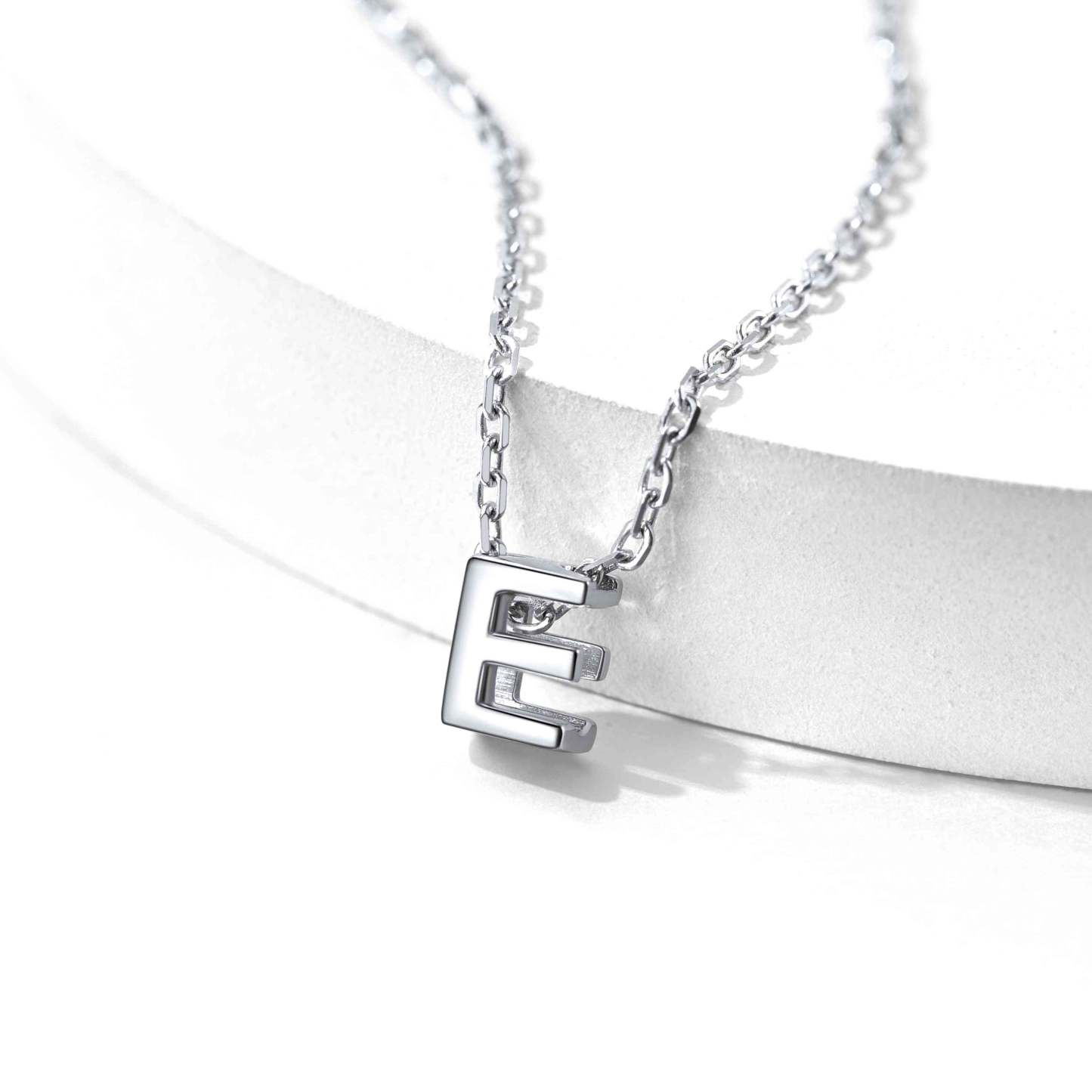 925 Sterling Silver A-Z Initial Necklace For Women