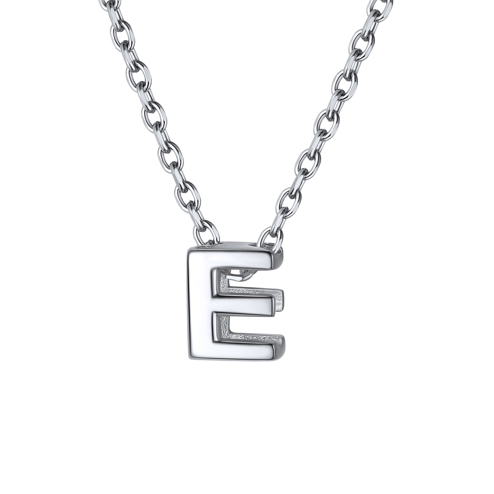 925 Sterling Silver A-Z Initial Necklace For Women