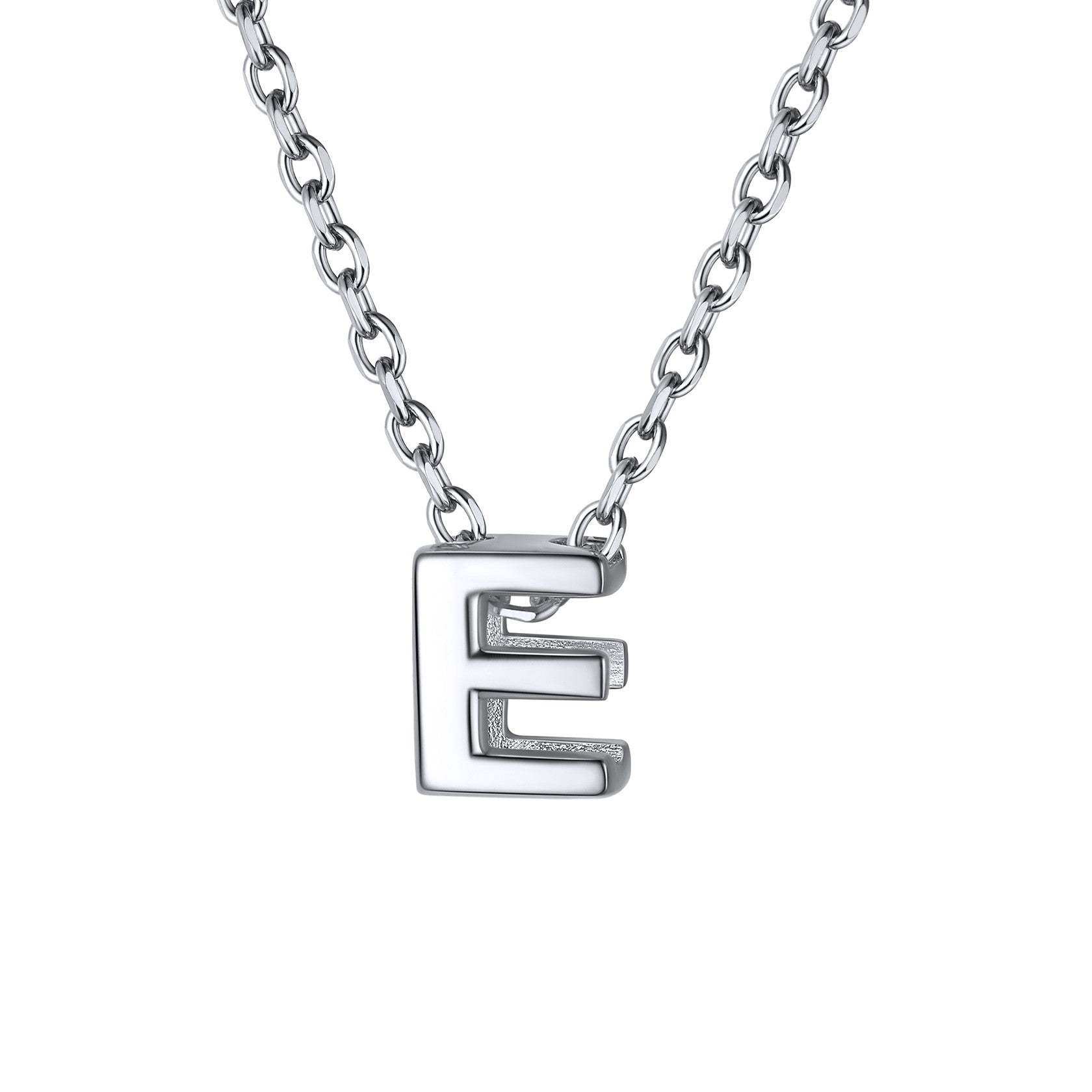 925 Sterling Silver A-Z Initial Necklace For Women