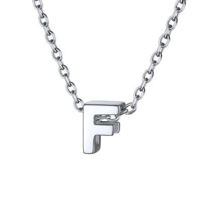 925 Sterling Silver A-Z Initial Necklace For Women
