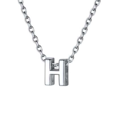 925 Sterling Silver A-Z Initial Necklace For Women