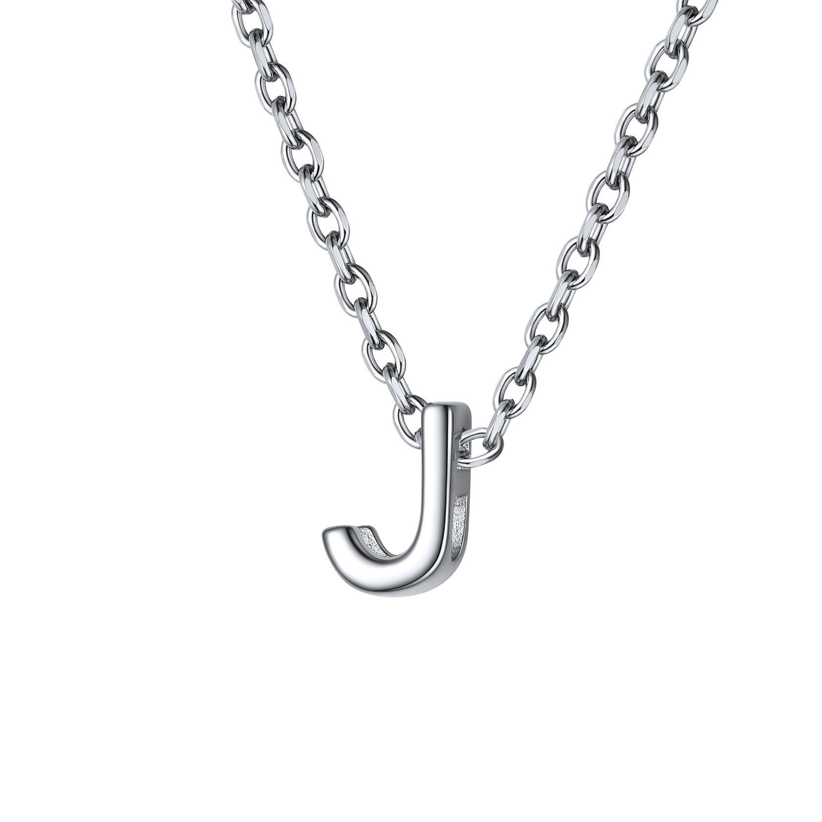 925 Sterling Silver A-Z Initial Necklace For Women