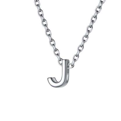925 Sterling Silver A-Z Initial Necklace For Women