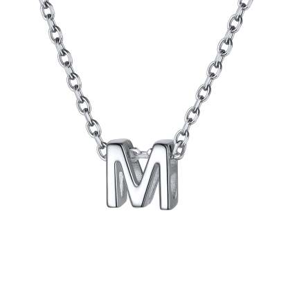925 Sterling Silver A-Z Initial Necklace For Women