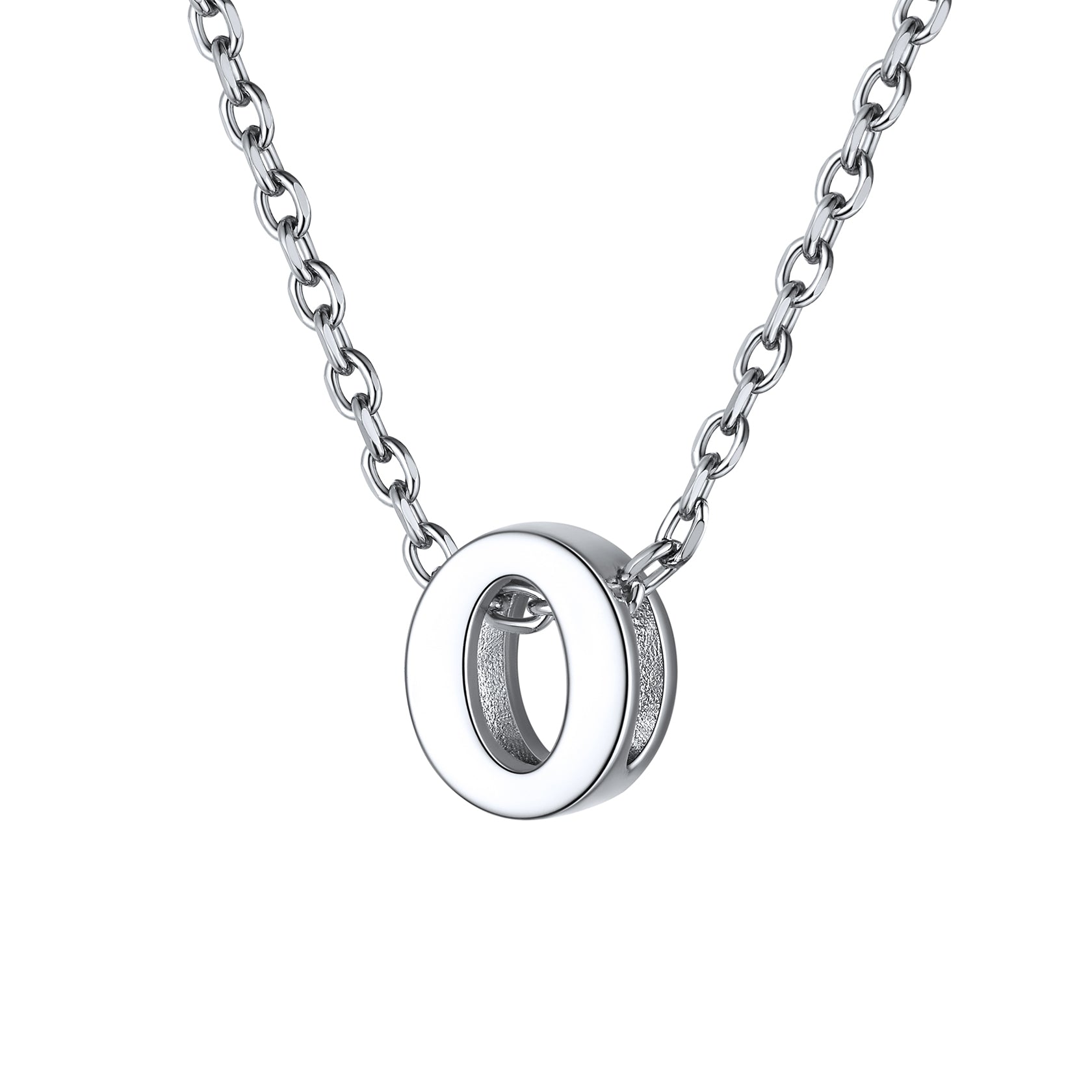 925 Sterling Silver A-Z Initial Necklace For Women