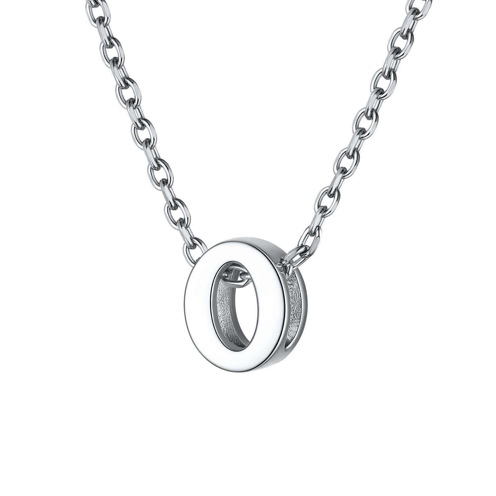 925 Sterling Silver A-Z Initial Necklace For Women
