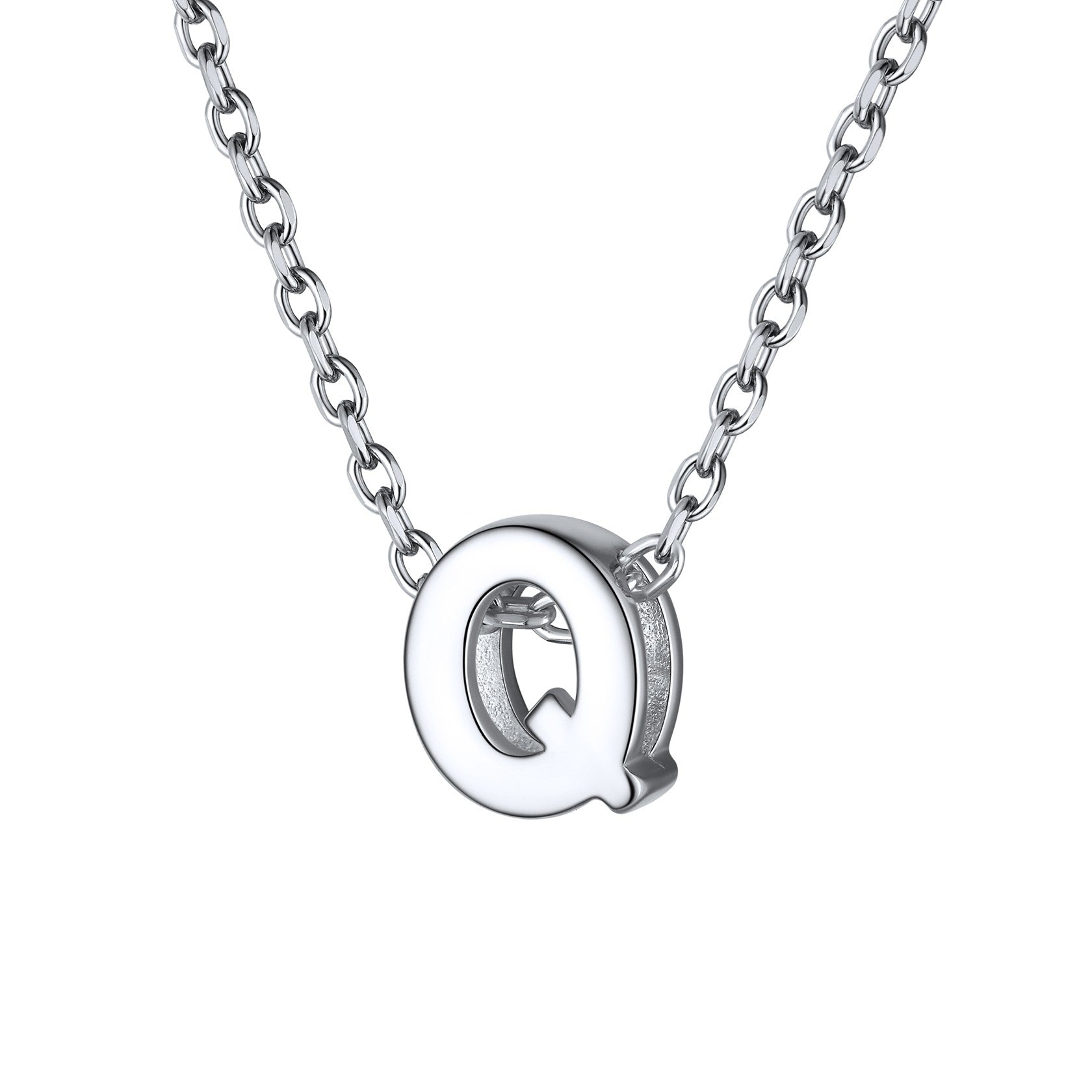 925 Sterling Silver A-Z Initial Necklace For Women