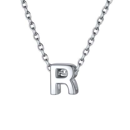 925 Sterling Silver A-Z Initial Necklace For Women