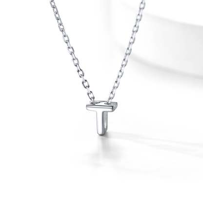 925 Sterling Silver A-Z Initial Necklace For Women