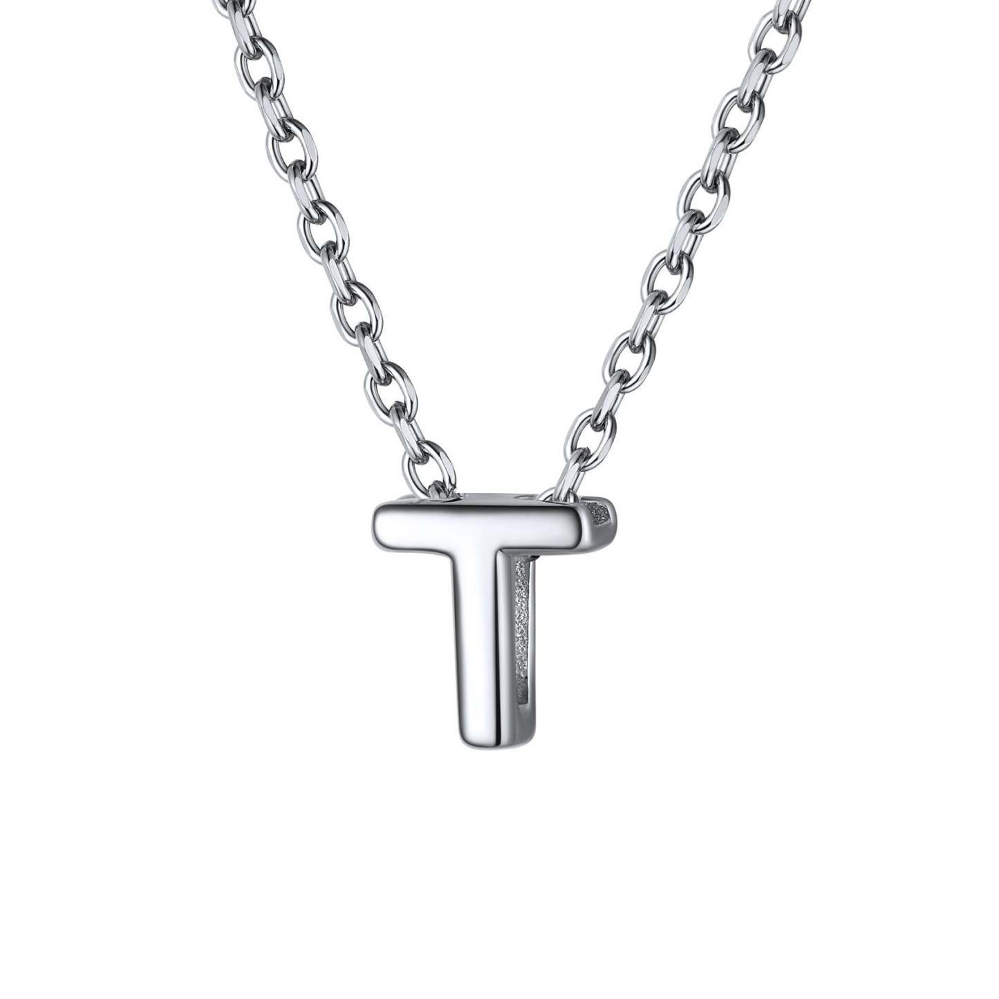 925 Sterling Silver A-Z Initial Necklace For Women