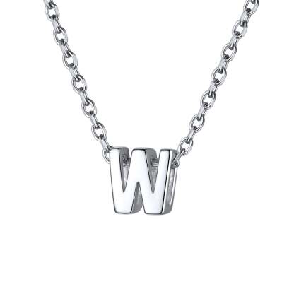 925 Sterling Silver A-Z Initial Necklace For Women