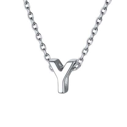 925 Sterling Silver A-Z Initial Necklace For Women