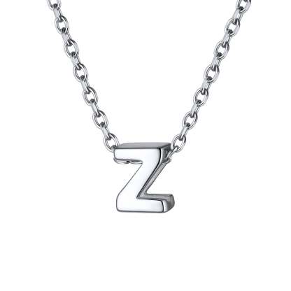 925 Sterling Silver A-Z Initial Necklace For Women