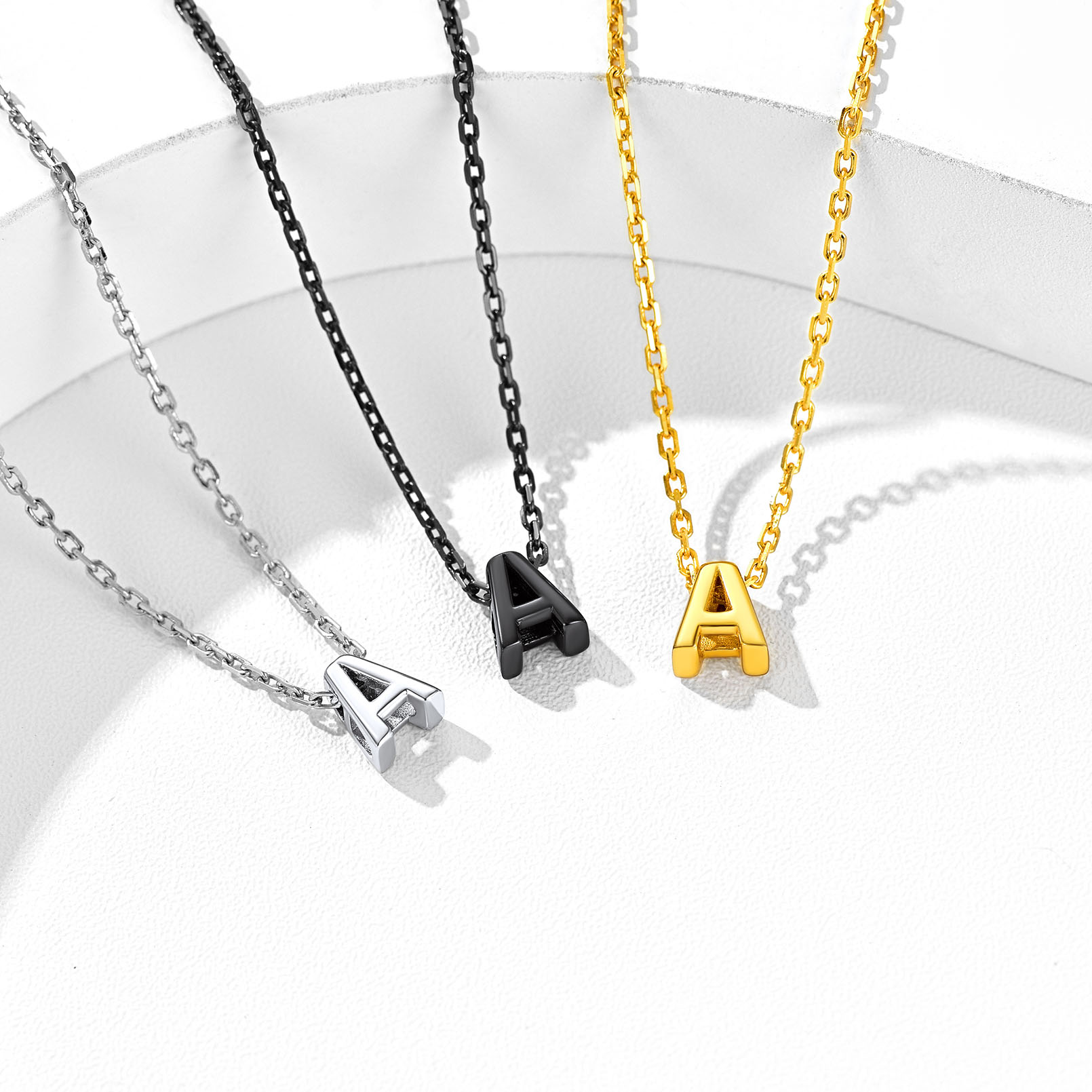 Initial Necklaces