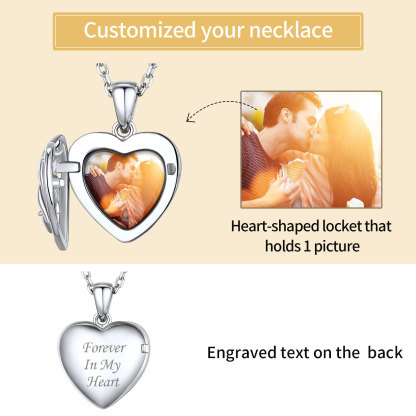  Custom Photo Locket Necklace for Women 
