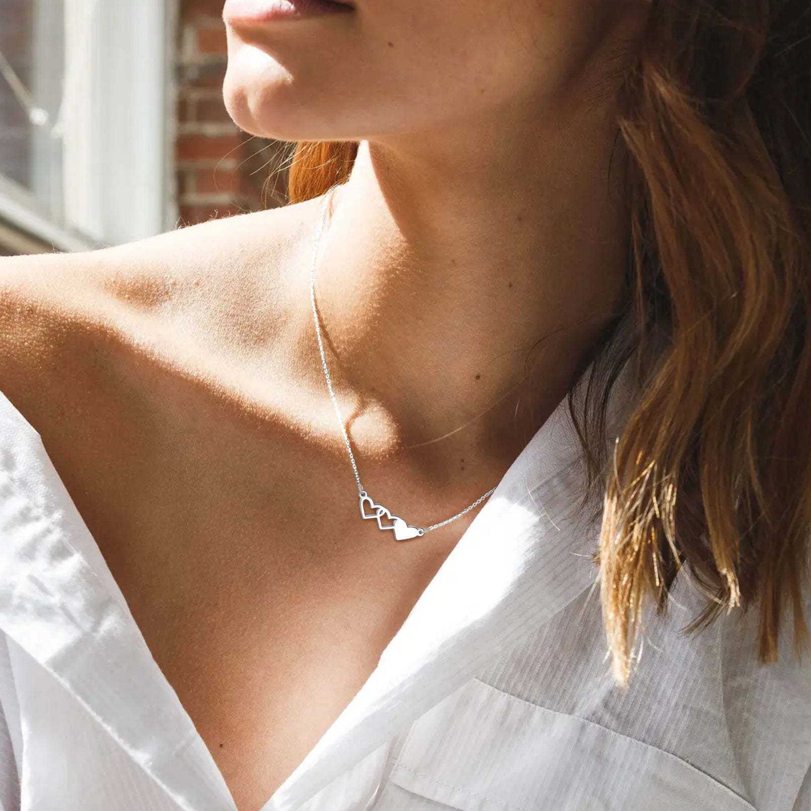 Custom4U Matching Necklace in Sterling Silver