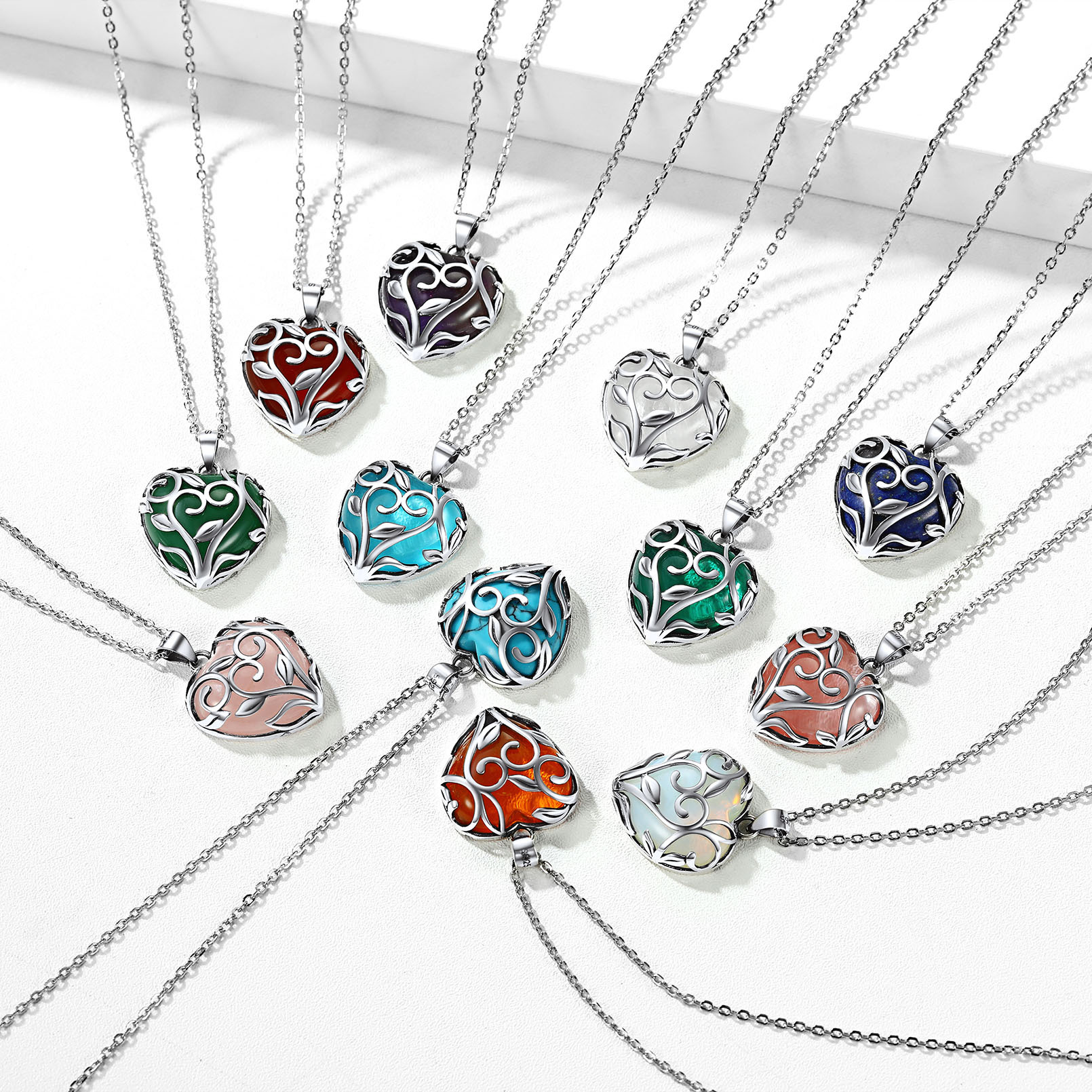 Birthstone Tree of Life Pendant Necklaces for Women OCCASION