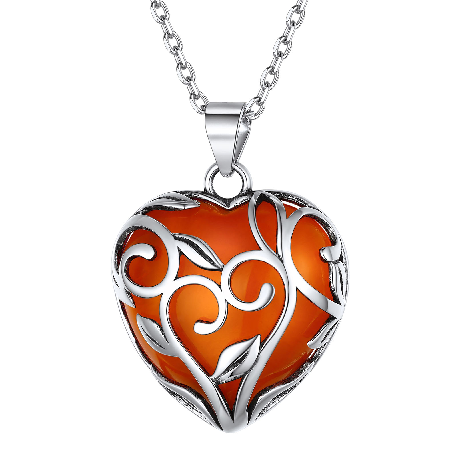 Birthstone Tree of Life Pendant Necklaces for Women NOV