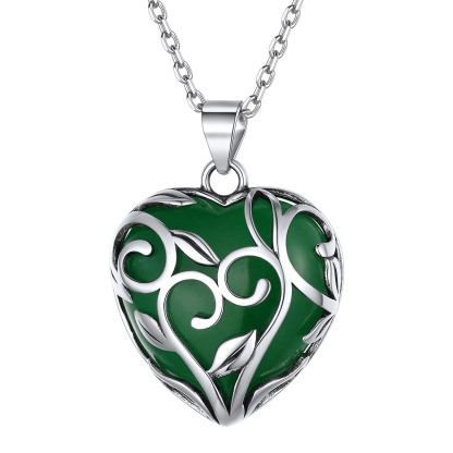 Birthstone Tree of Life Pendant Necklaces for Women AUG