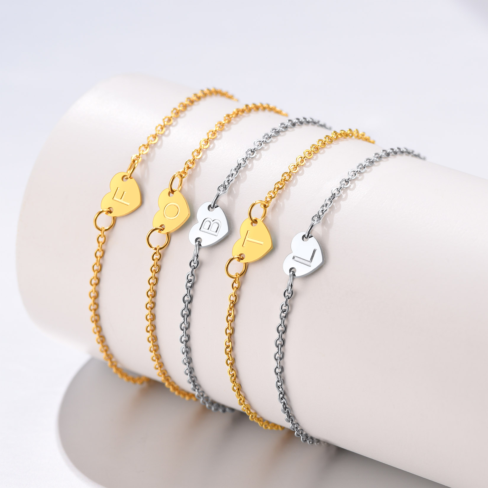 Personalized Initials Letters Bracelets For Women collection