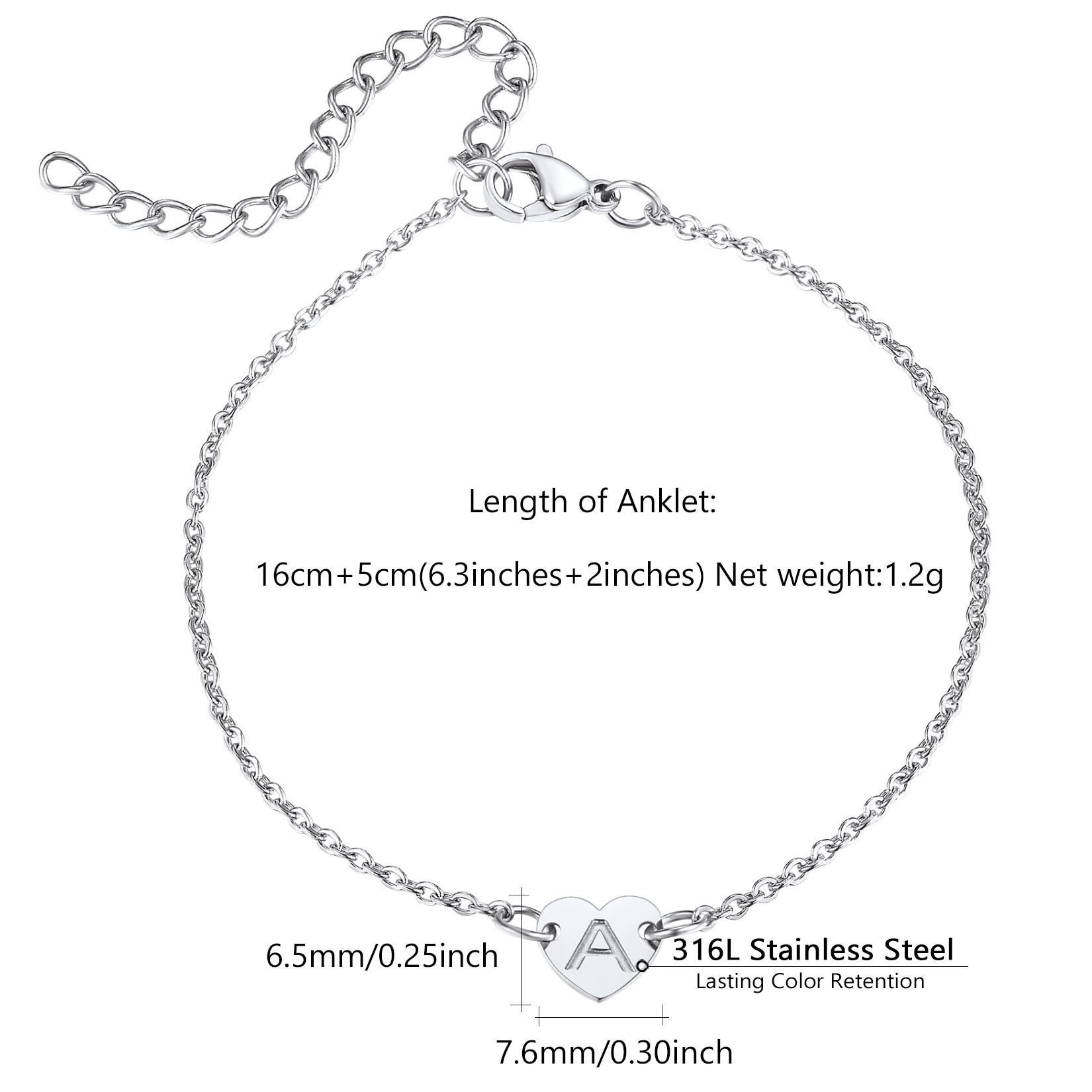 Personalized Initials Letters Bracelets For Women detail