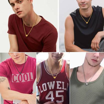  Custom Engravable Baseball Necklace Sports Pendant Wheat Chain For Men