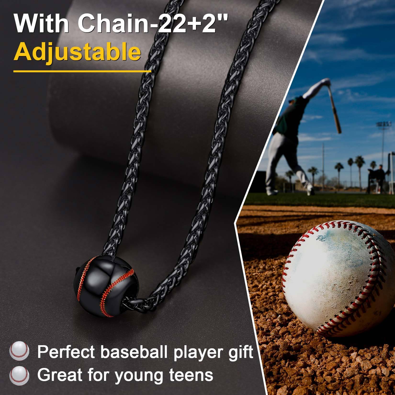  Customized Baseball Necklace Sports Pendant