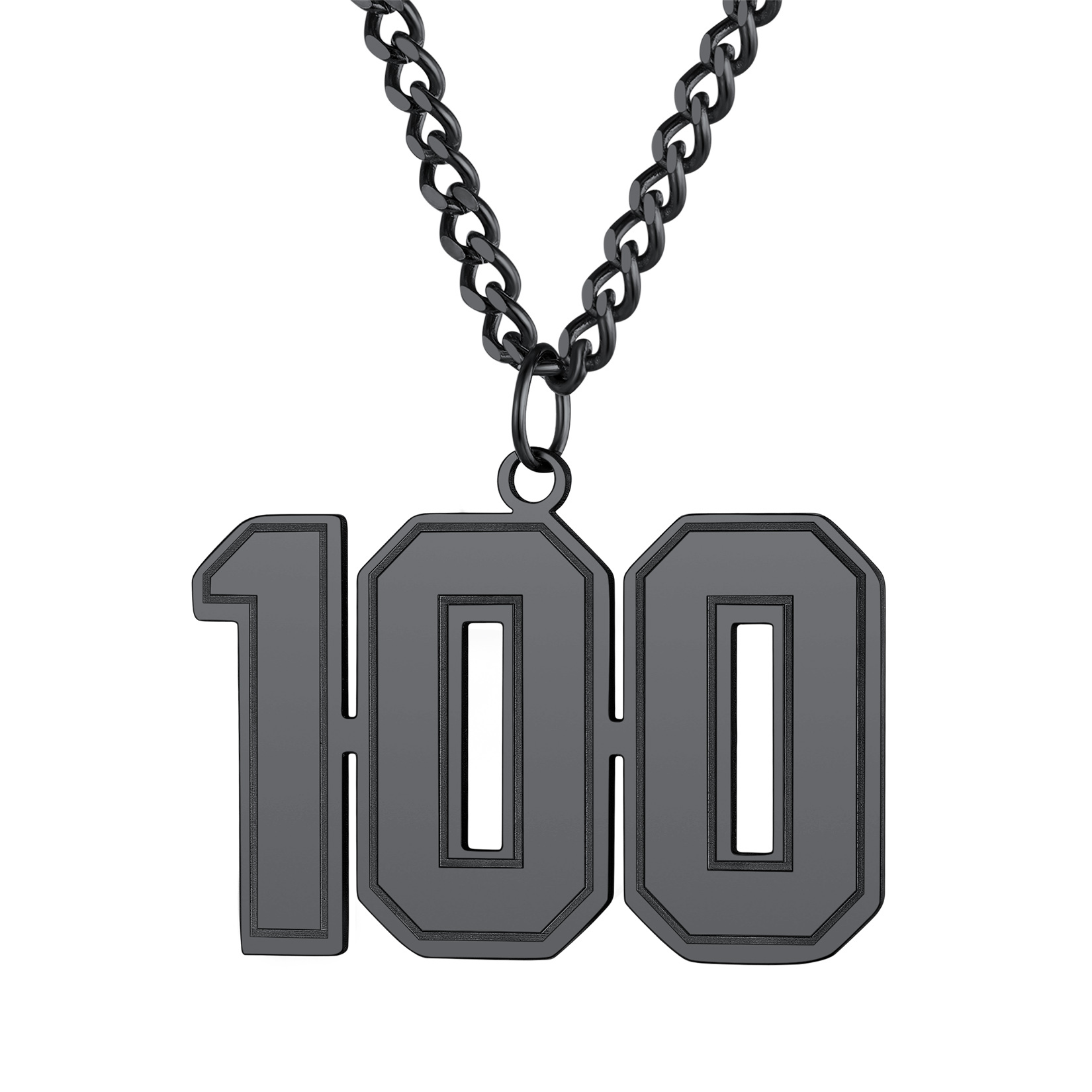 Custom Sports Number Pendant Necklace For Men