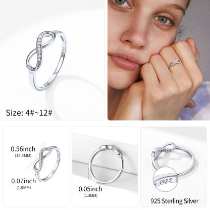  Infinity Ring For Women