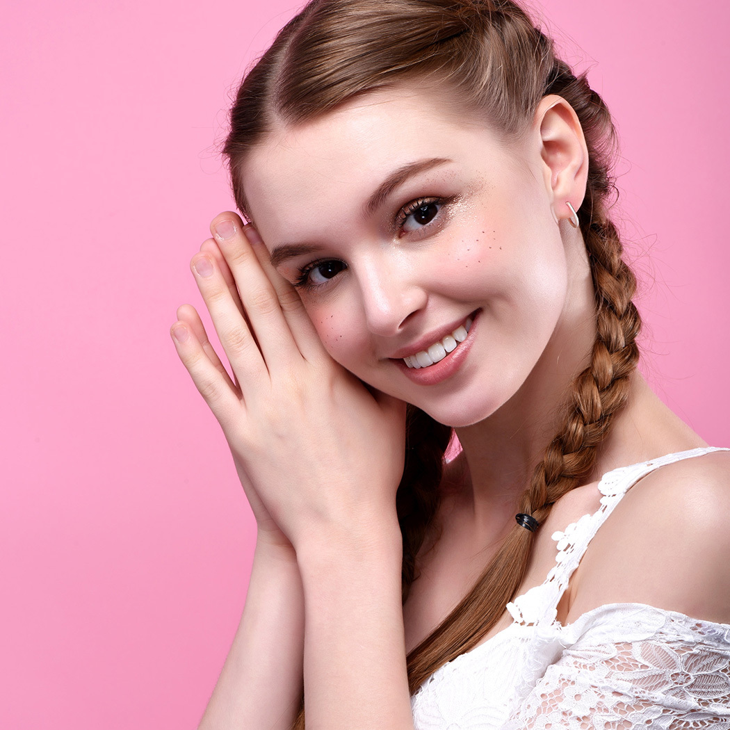 Sterling Silver Circle Huggie Round Hoops Earrings for Women model